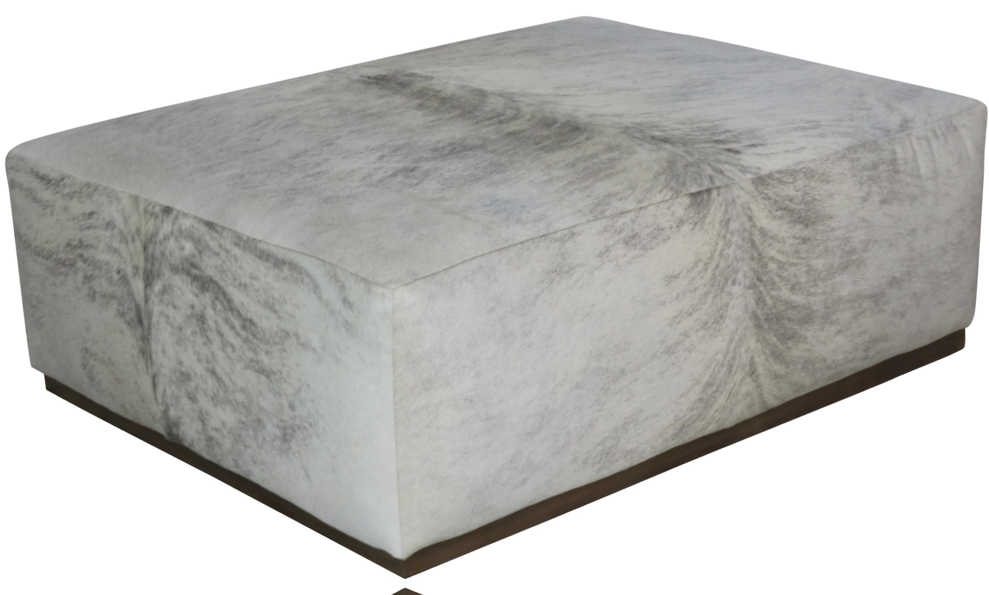 Charleston House SPRINTZ CHAHO Hair on Hide Ottoman Sprintz